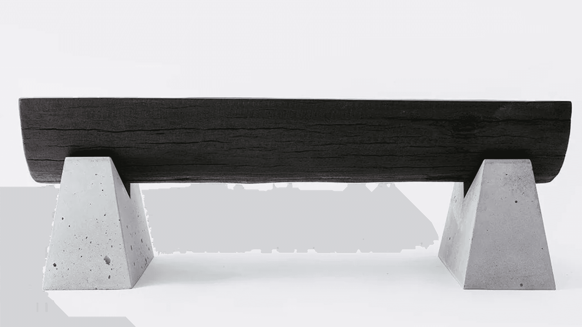 Telegraph Bench Black Wood