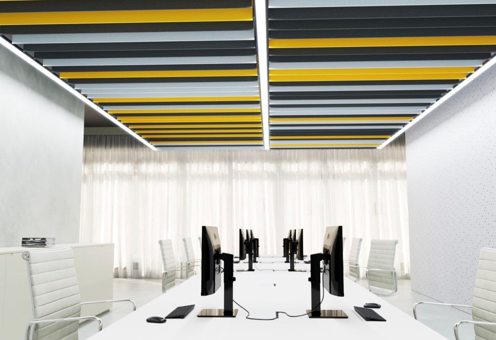 Acoustic Baffles Felt Straight