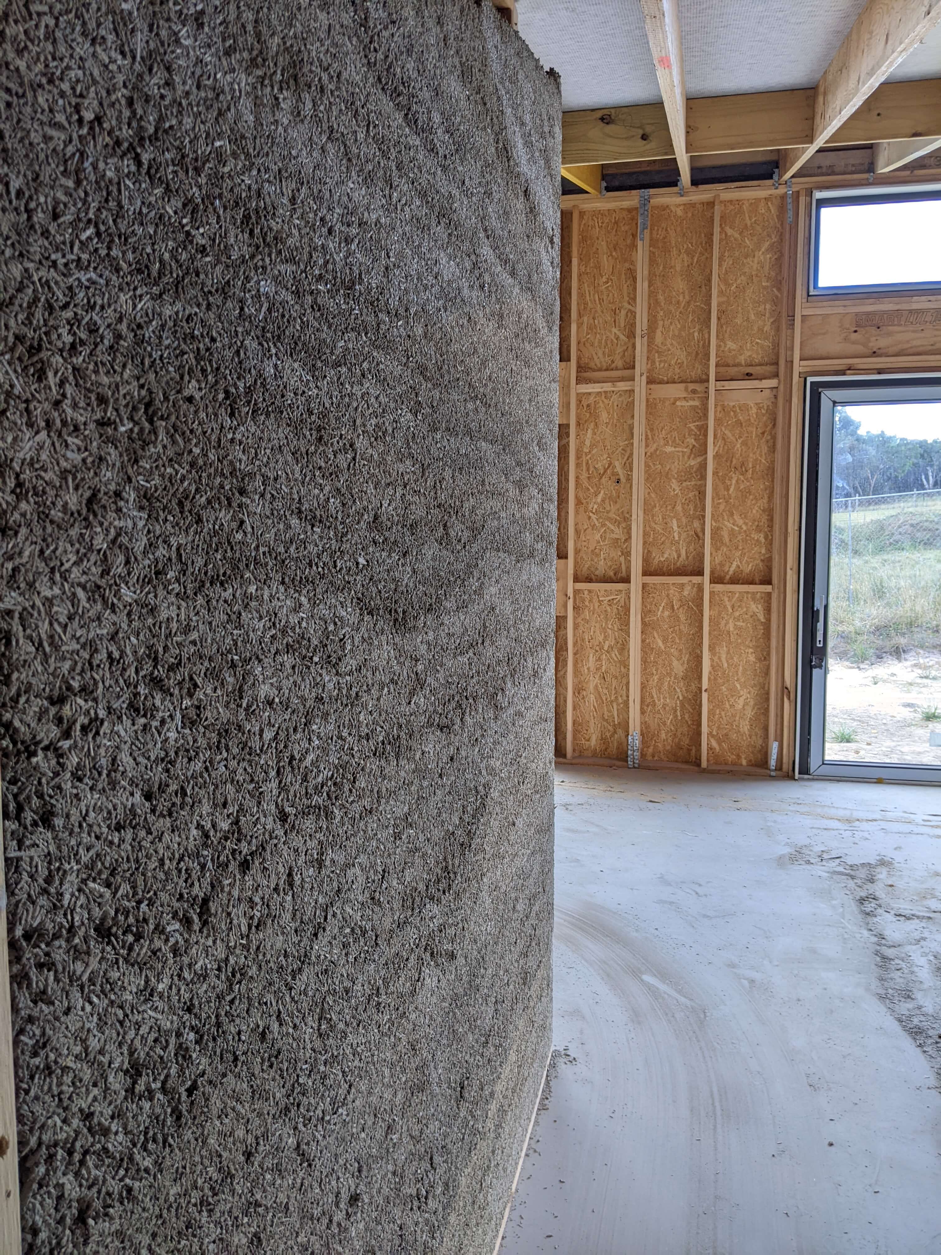 Hempcrete Wall