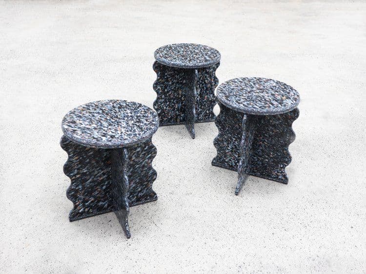 Scallop Stools Display