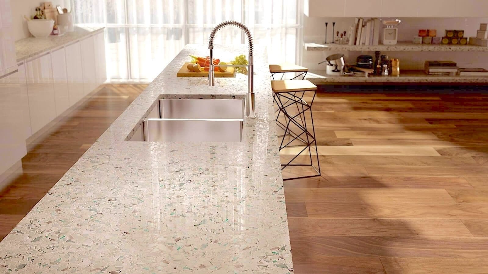 Vetrazzo Glass Kitchen Benchtop