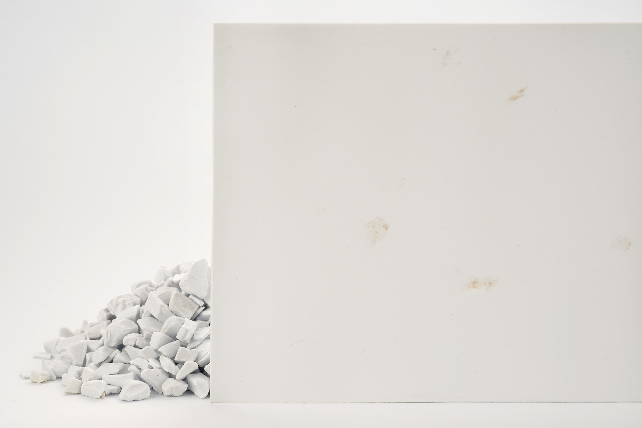 Flecked White Panel Raw Materials