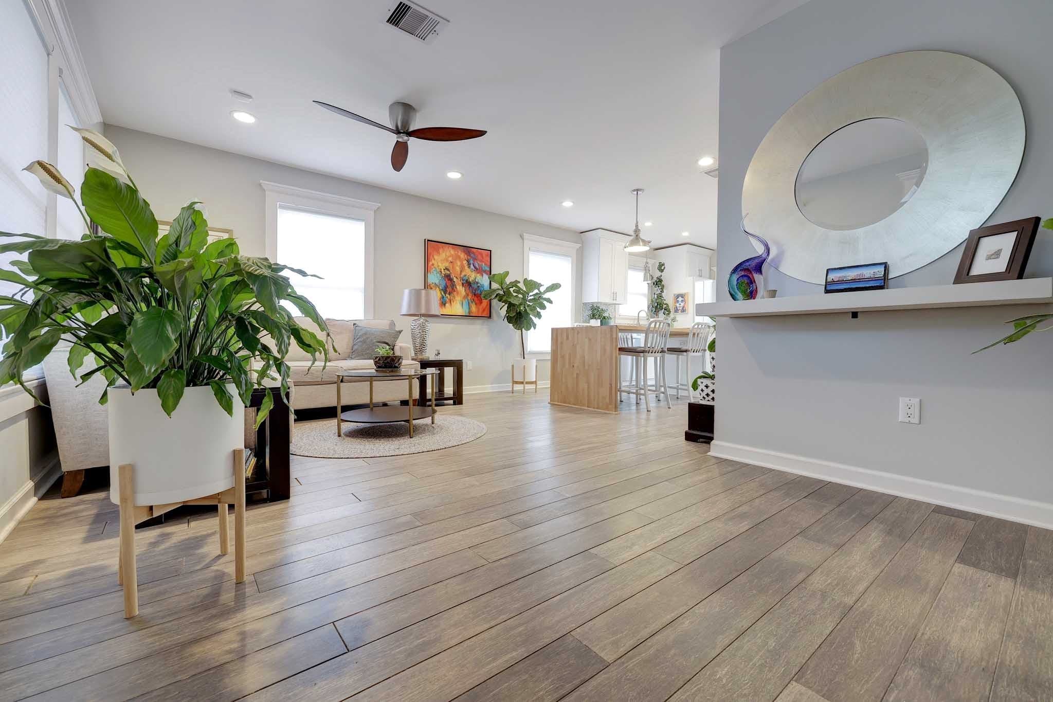 Hemp Flooring Living Area