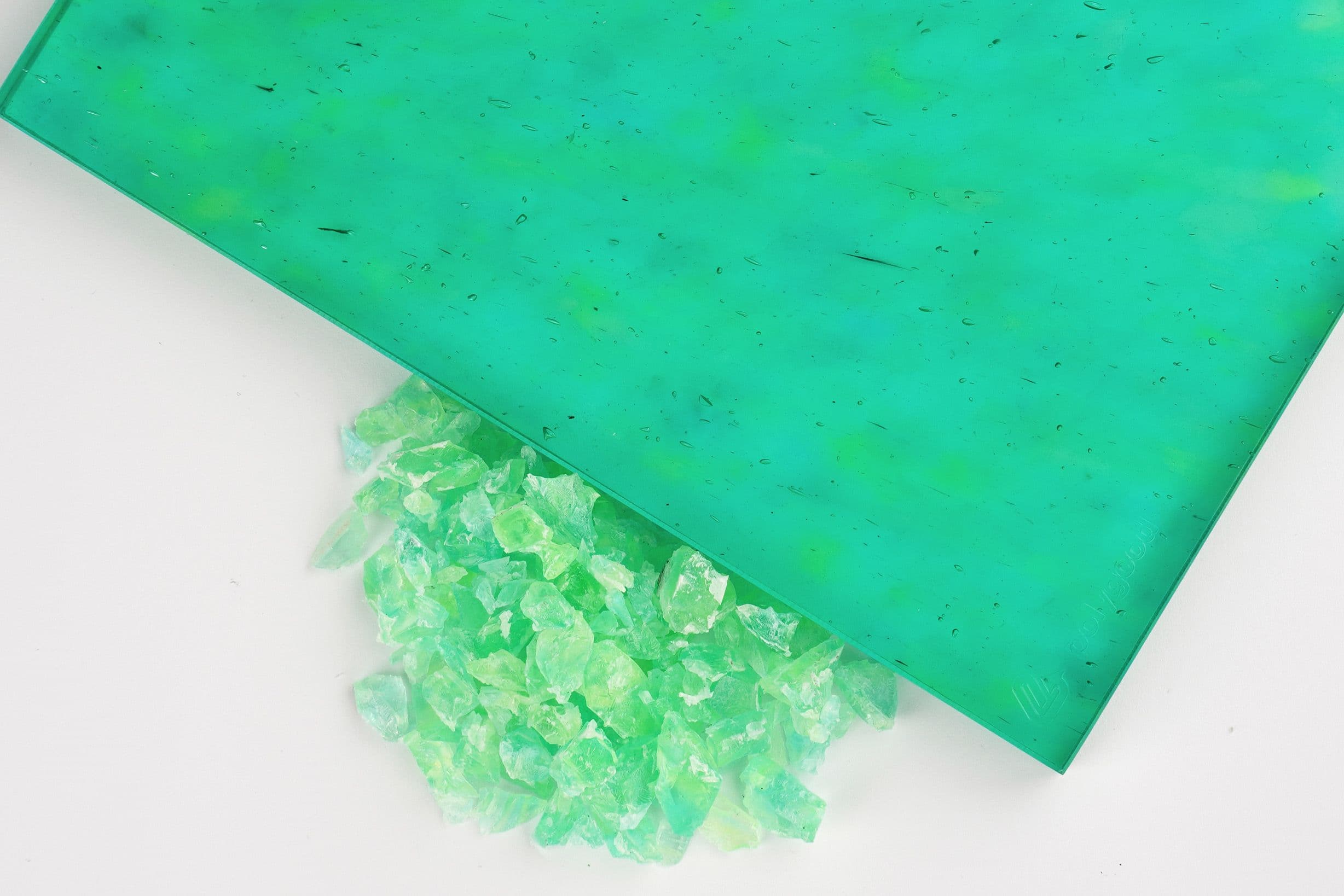 Translucent Green Panel Raw Materials
